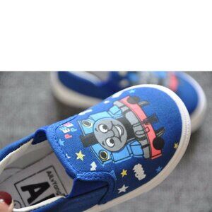 Toddler Boys Slip on Printed Canvas Shoes Thomas Engine (8)